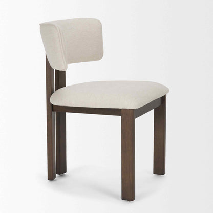Mercana Soho Curved Open Back Fabric Dining Chair 2PC
