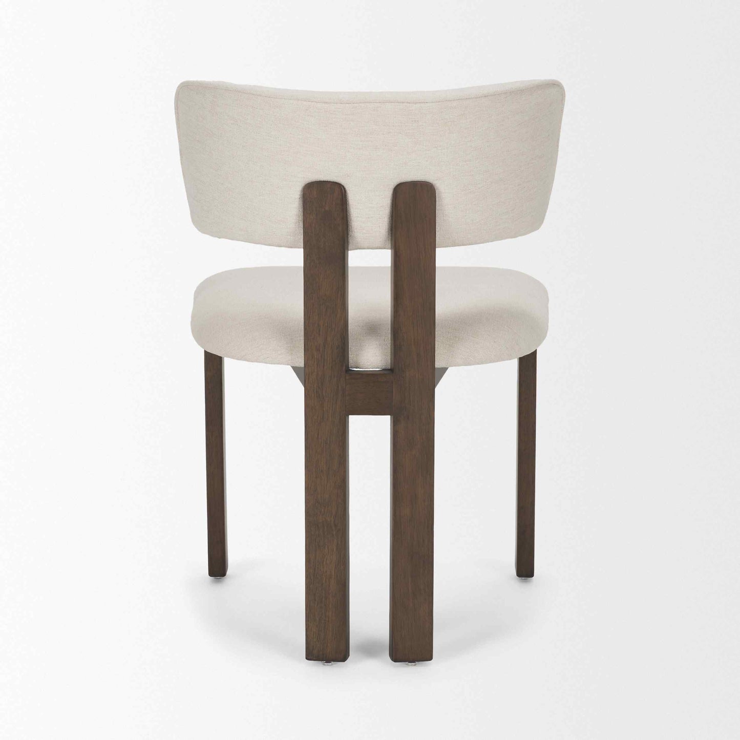 Mercana Soho Curved Open Back Fabric Dining Chair 2PC