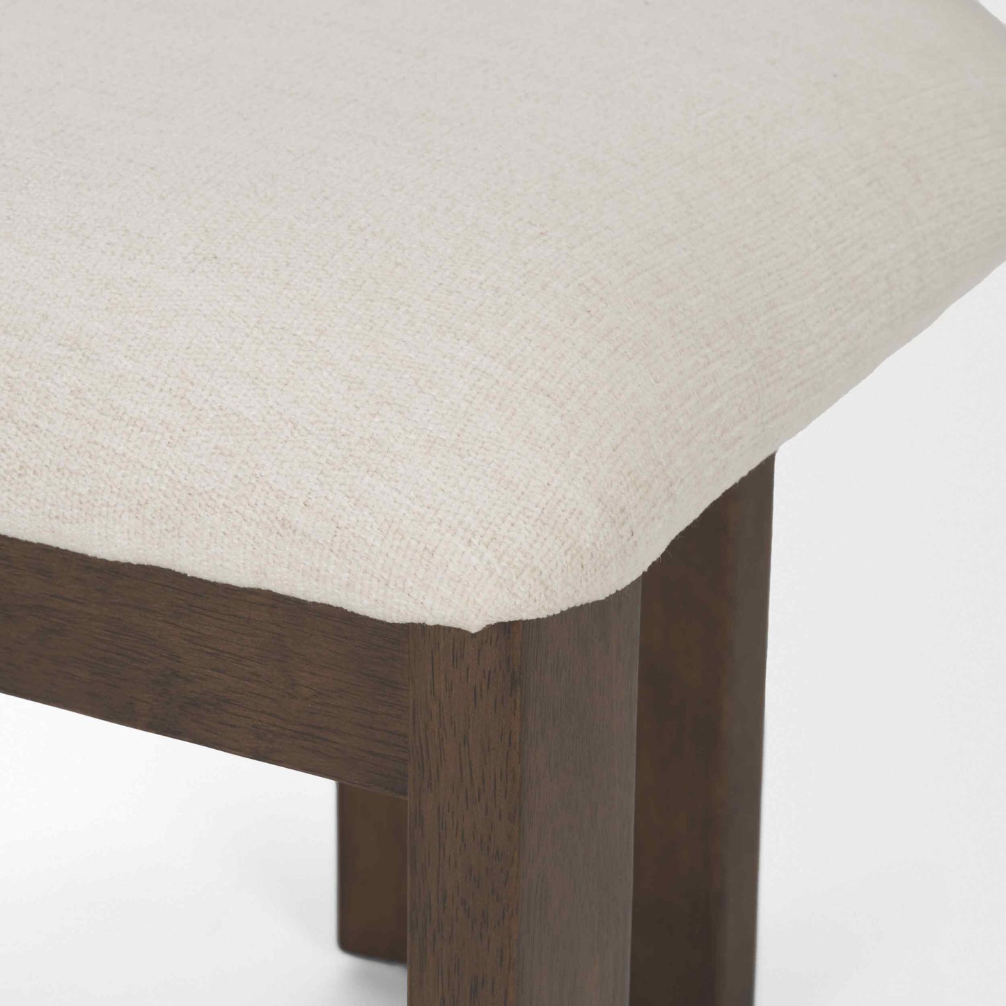 Mercana Soho Curved Open Back Fabric Dining Chair 2PC