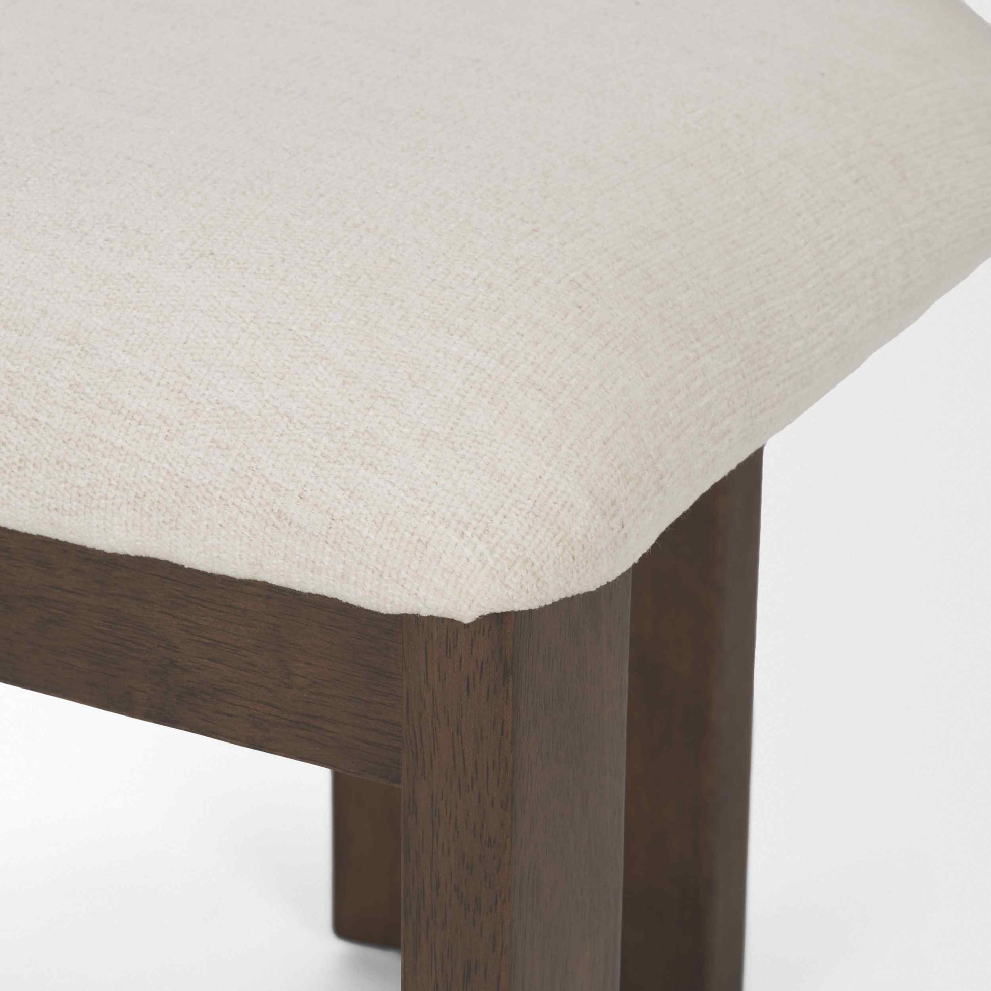Mercana Soho Curved Open Back Fabric Dining Chair 2PC
