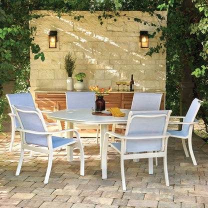 Telescope Soho Sling Octogon Outdoor Dining Set 7PC