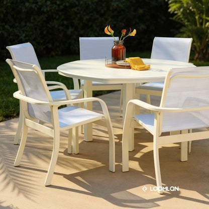 Soho Sling Stacking Arm Chair 2PC