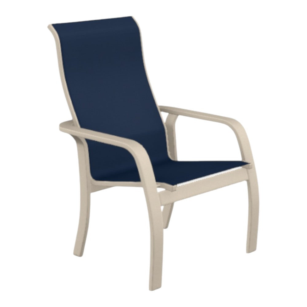 Soho Sling Stacking High Back Arm Chair