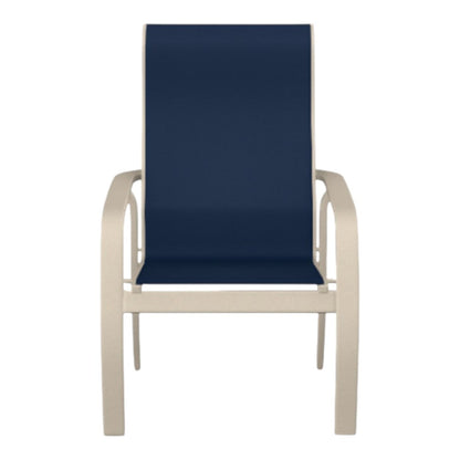 Soho Sling Stacking High Back Arm Chair