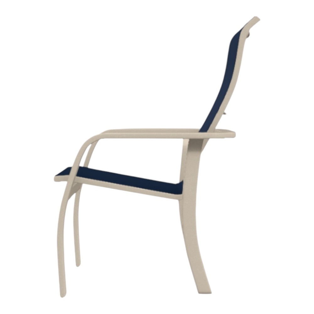 Soho Sling Stacking High Back Arm Chair