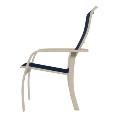 Soho Sling Stacking High Back Arm Chair