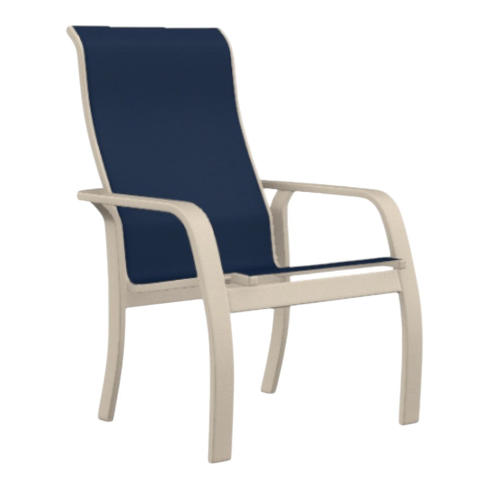 Soho Sling Stacking High Back Arm Chair