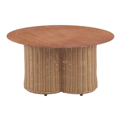 Zuo Modern Soka Aluminum Round Outdoor Coffee Table