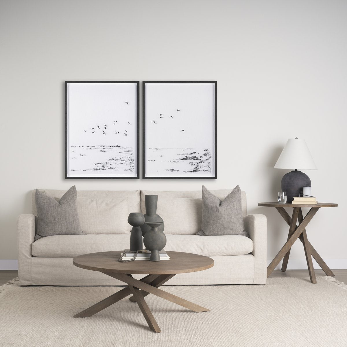 Mercana Solana Wooden Round Coffee Table