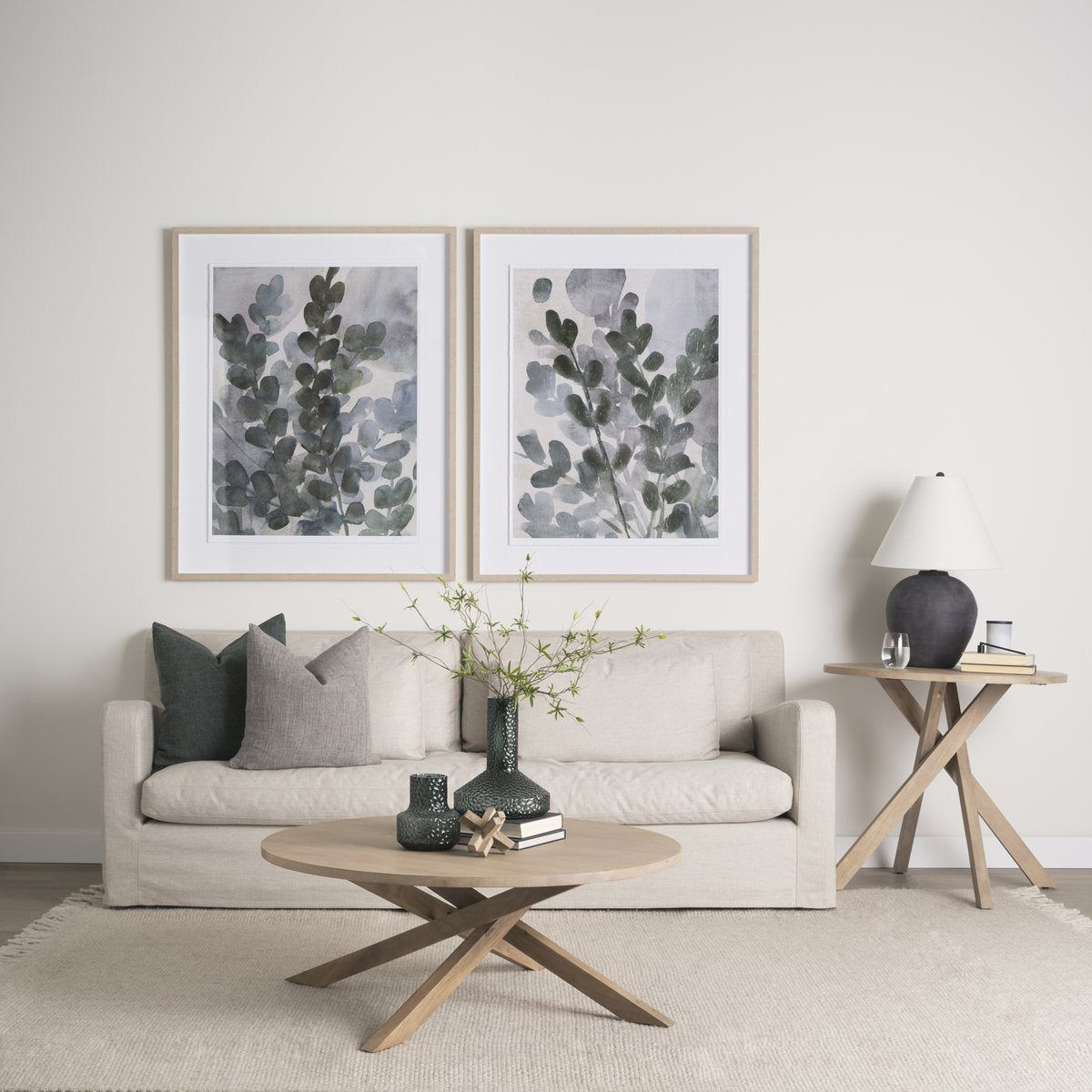 Mercana Solana Wooden Round Coffee Table