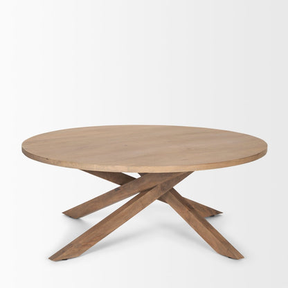 Mercana Solana Wooden Round Coffee Table
