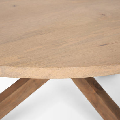 Mercana Solana Wooden Round Coffee Table