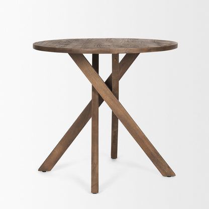Mercana Solana Wooden Round Foyer Table
