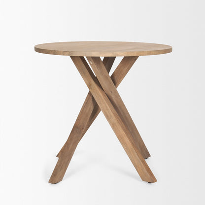Mercana Solana Wooden Round Foyer Table