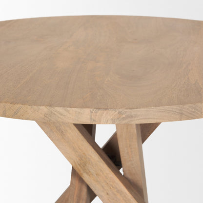 Mercana Solana Wooden Round Foyer Table