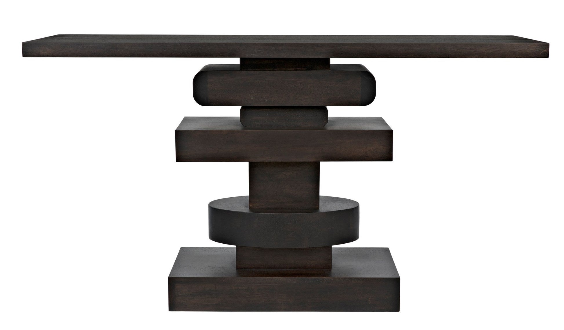 Solange Console, Ebony Walnut-Console Tables-Noir-Sideboards and Things