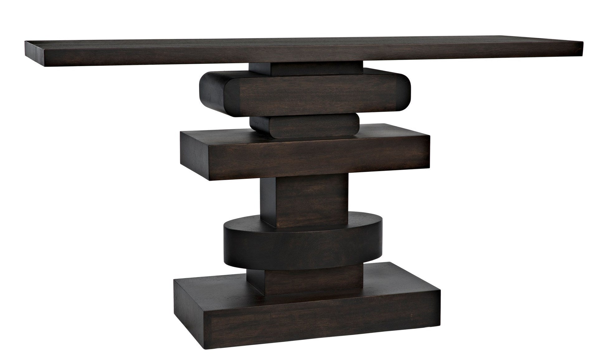 Solange Console, Ebony Walnut-Console Tables-Noir-Sideboards and Things