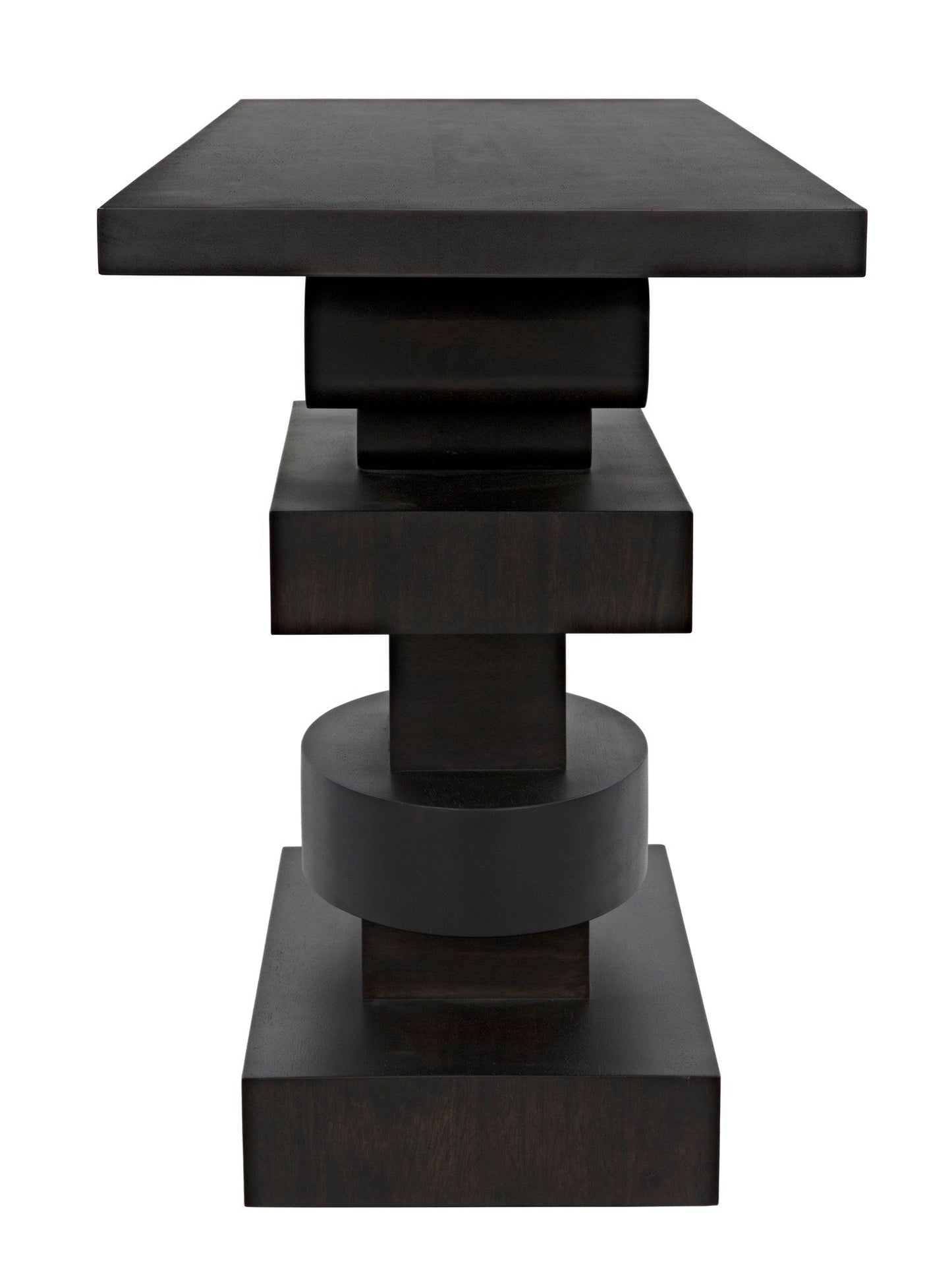 Solange Console, Ebony Walnut-Console Tables-Noir-Sideboards and Things