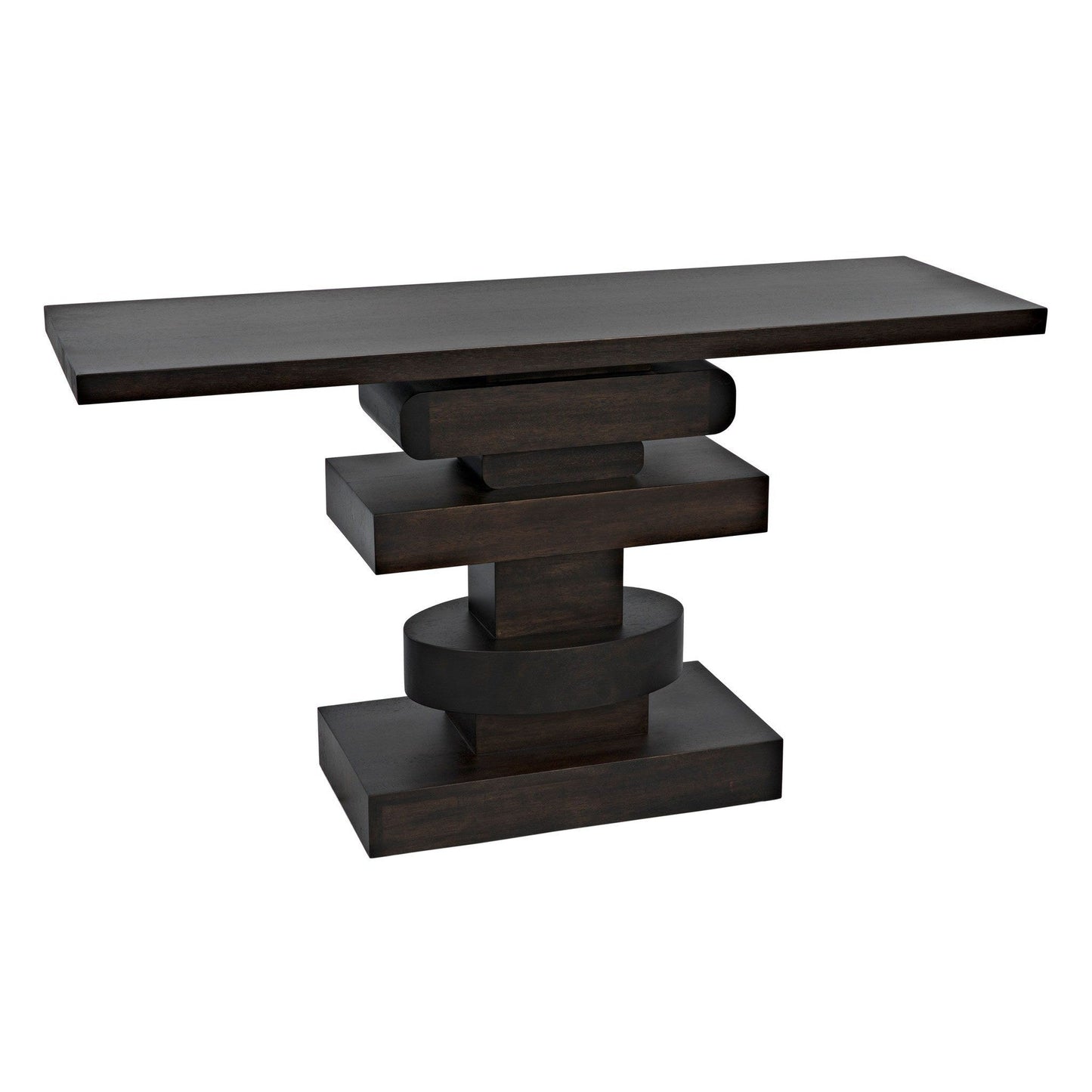 Solange Console, Ebony Walnut-Console Tables-Noir-Sideboards and Things