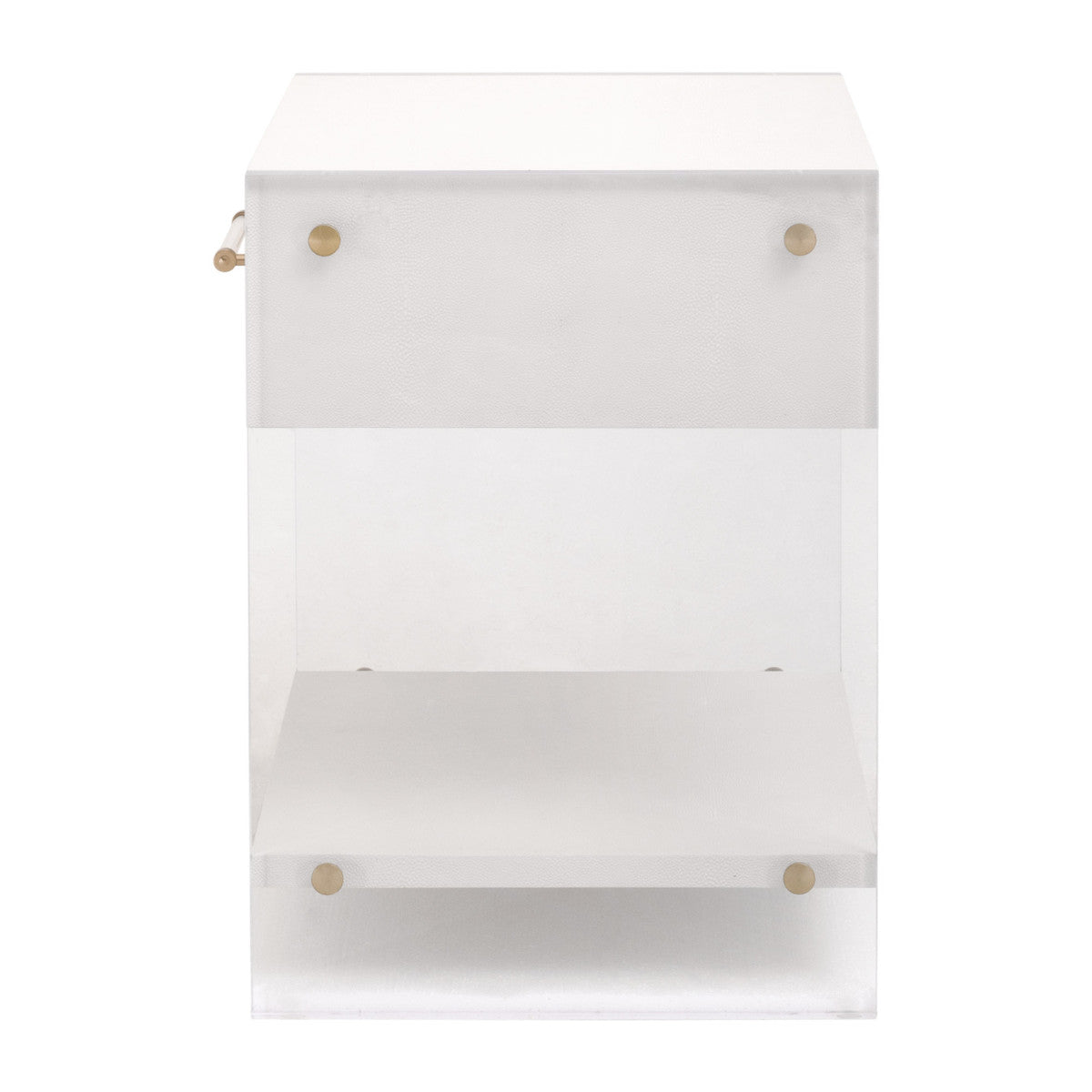 Sonia Shagreen 1-Drawer Nightstand-Nightstands-Essentials For Living-Sideboards and Things