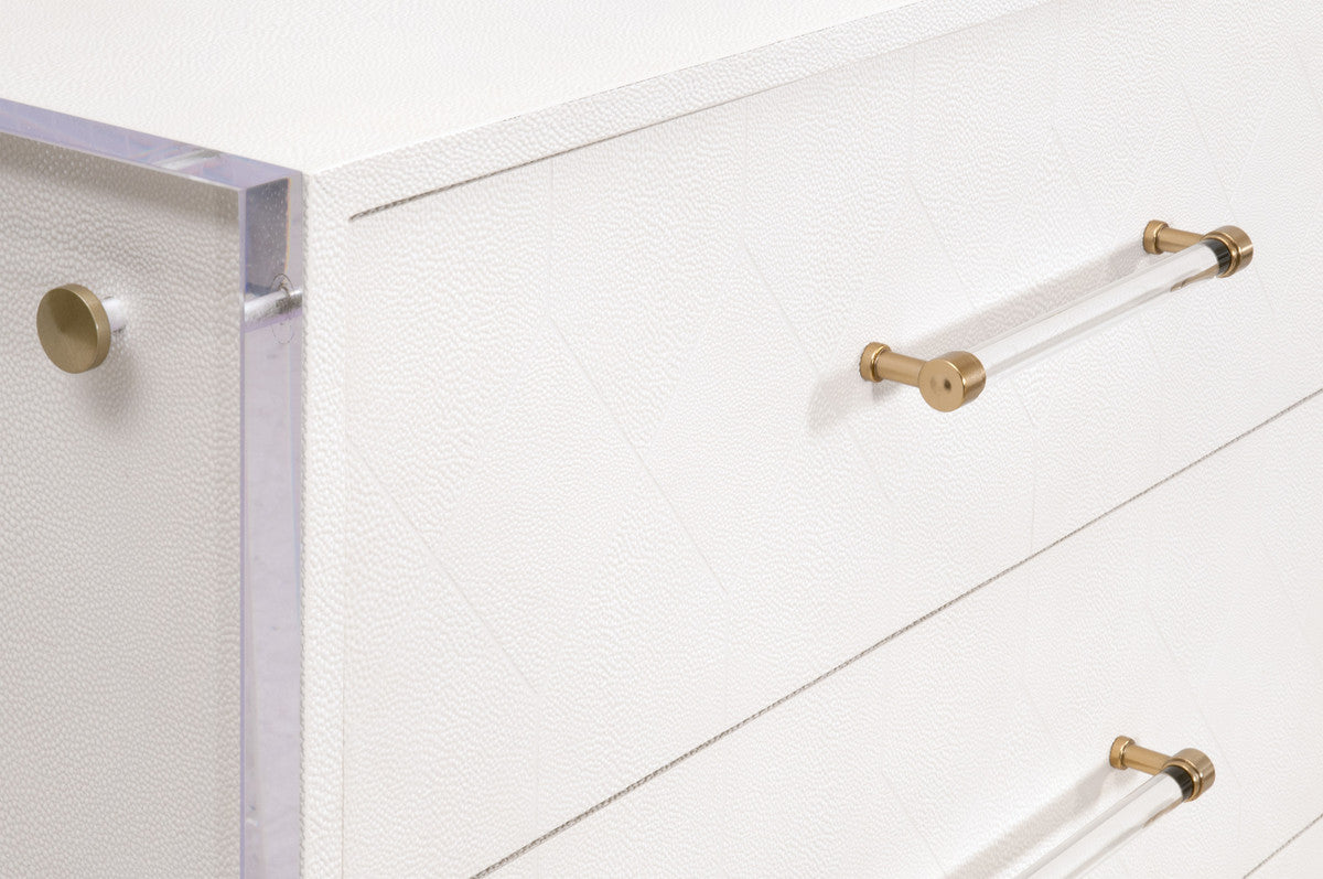 Sonia Shagreen 6-Drawer Double Dresser-Dressers-Essentials For Living-Sideboards and Things