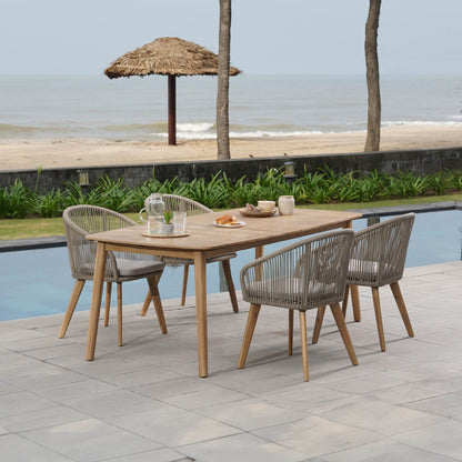 LH Home Sonoma Wooden Rectangular Outdoor Dining Table