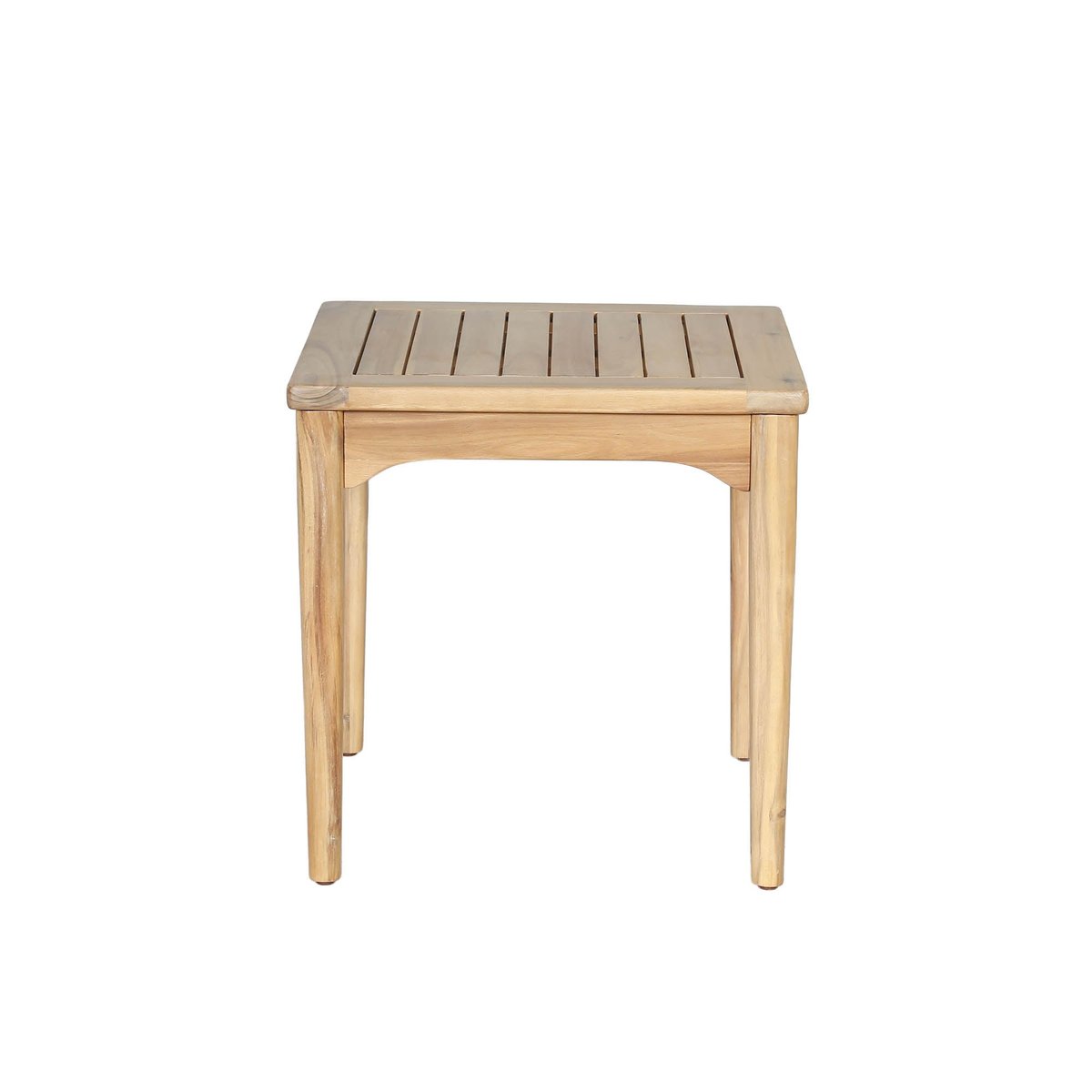 LH Home Sonoma Wooden Square Outdoor Side Table