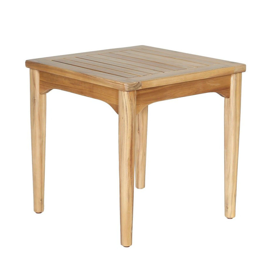 LH Home Sonoma Wooden Square Outdoor Side Table
