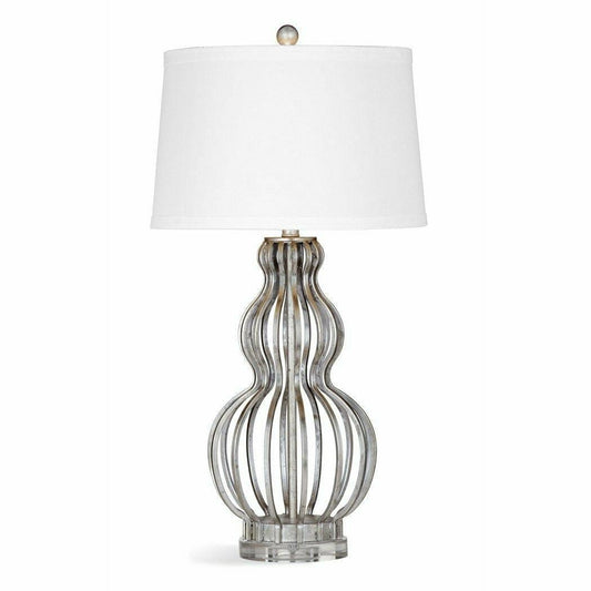 Sophie 29" Tall Metal Silver Table Lamp Table Lamps Sideboards and Thangs By Bassett Mirror