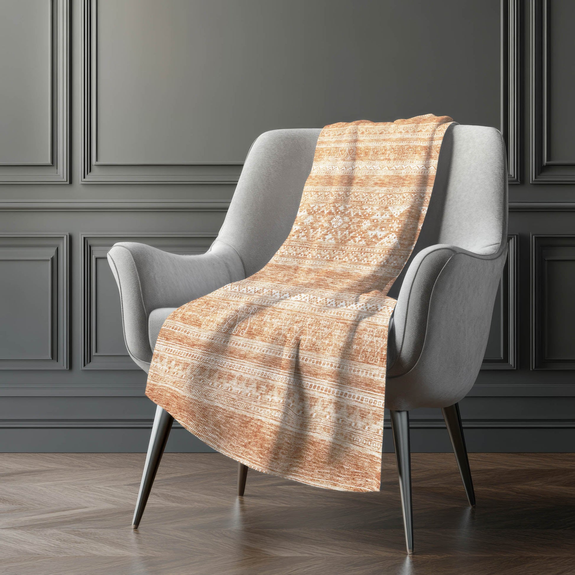 Addison Rugs Southwest Copper Washable Indoor-Outdoor Rug