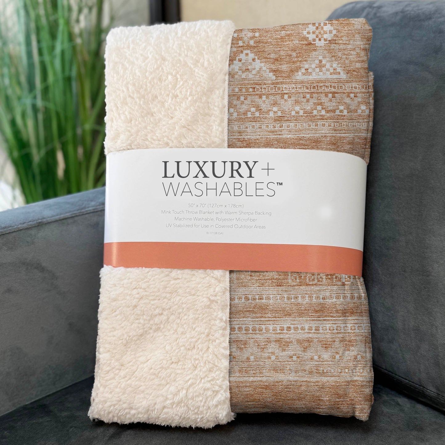 Addison Rugs Southwest Copper Washable Indoor-Outdoor Rug