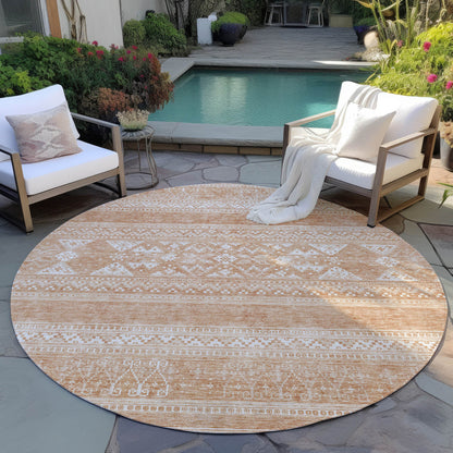 Addison Rugs Southwest Copper Washable Indoor-Outdoor Rug