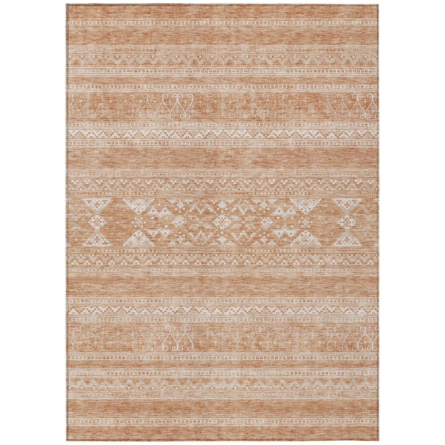 Addison Rugs Southwest Copper Washable Indoor-Outdoor Rug