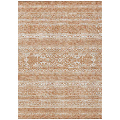 Addison Rugs Southwest Copper Washable Indoor-Outdoor Rug