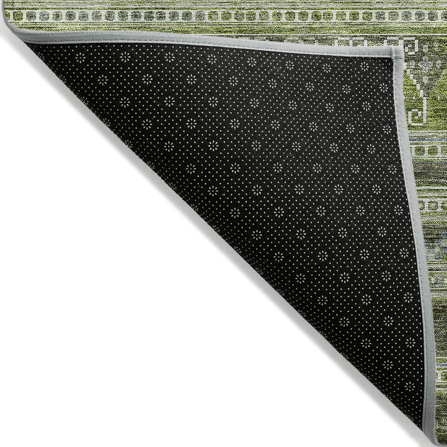 Addison Rugs Southwest Green Washable Indoor-Outdoor Rug