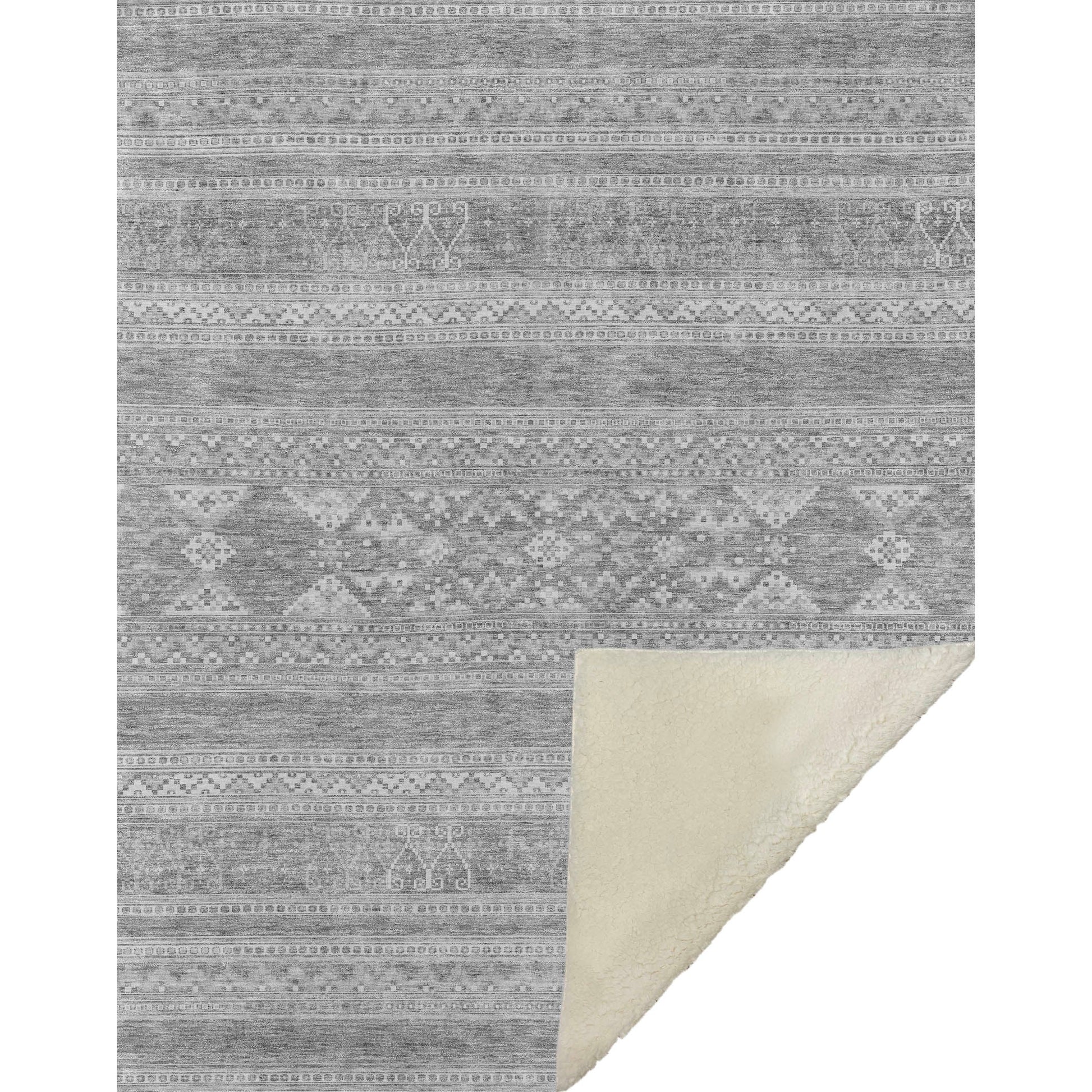 Addison Rugs Southwest Grey Washable Indoor-Outdoor Rug