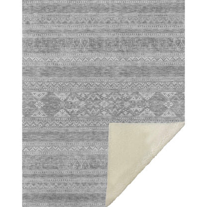 Addison Rugs Southwest Grey Washable Indoor-Outdoor Rug