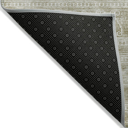 Addison Rugs Southwest Khaki Washable Indoor-Outdoor Rug