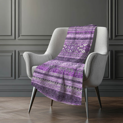 Addison Rugs Southwest Purple Washable Indoor-Outdoor Rug