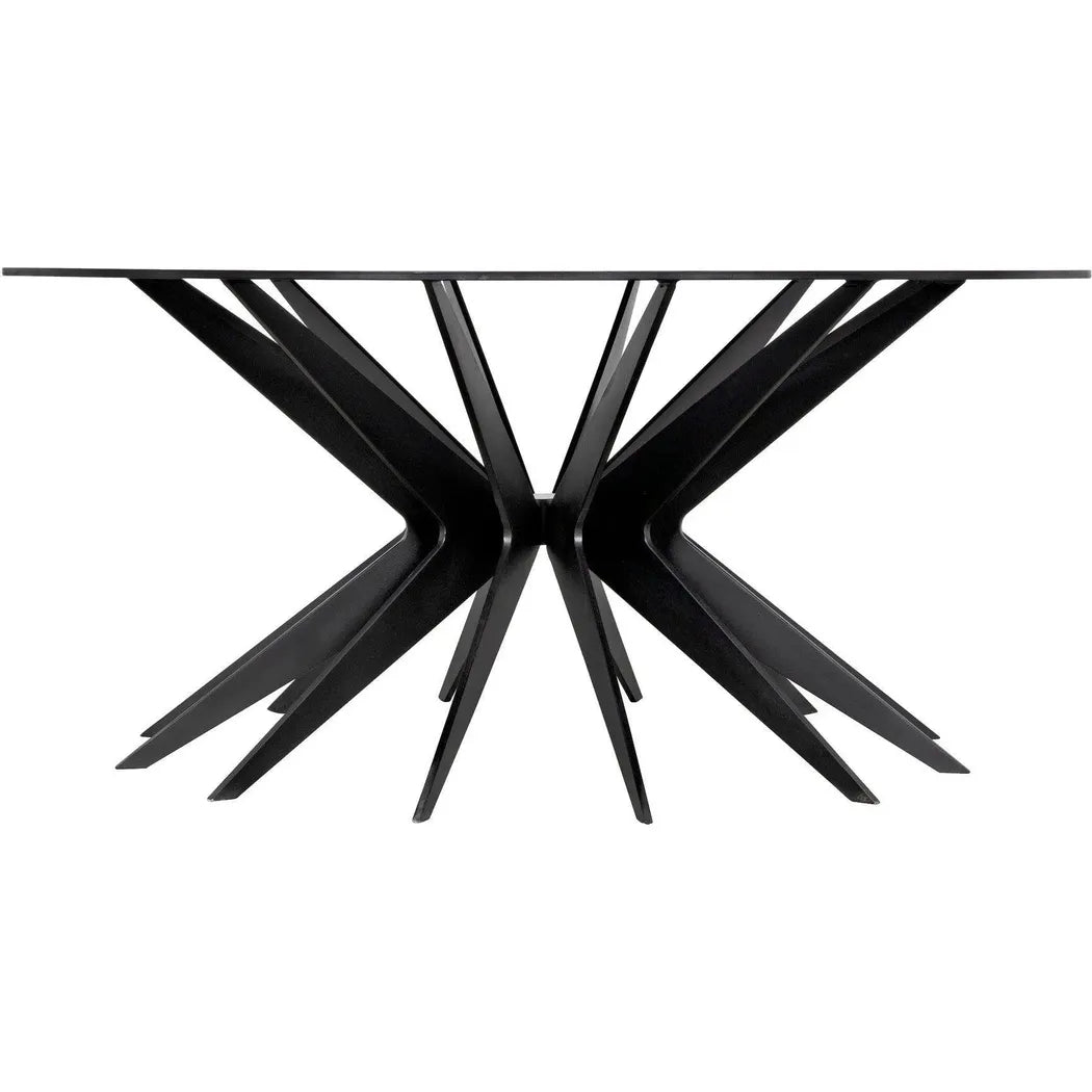 Spider Coffee Table, Black Metal