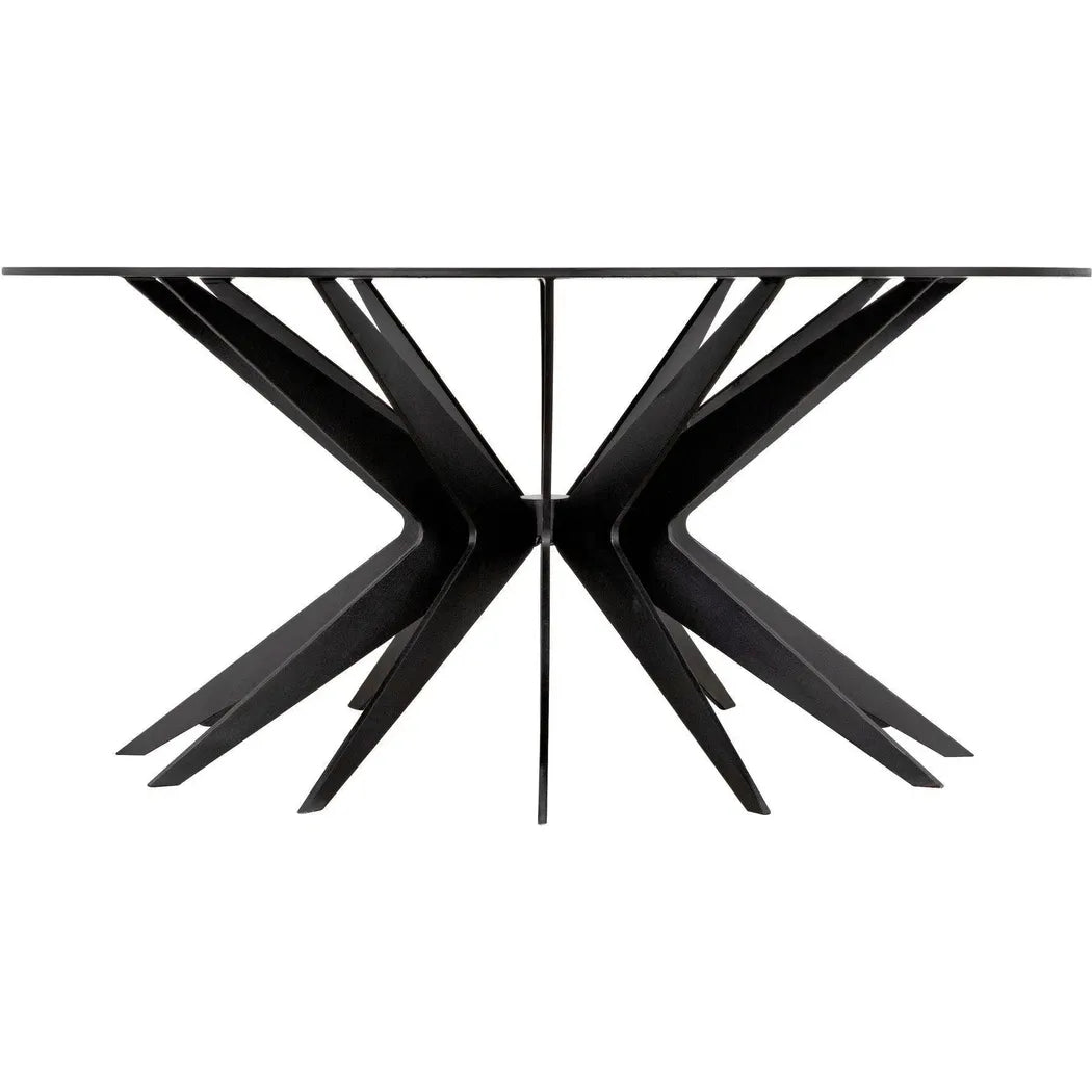 Spider Coffee Table, Black Metal