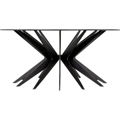 Spider Coffee Table, Black Metal