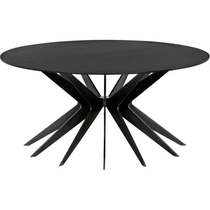 Spider Coffee Table, Black Metal