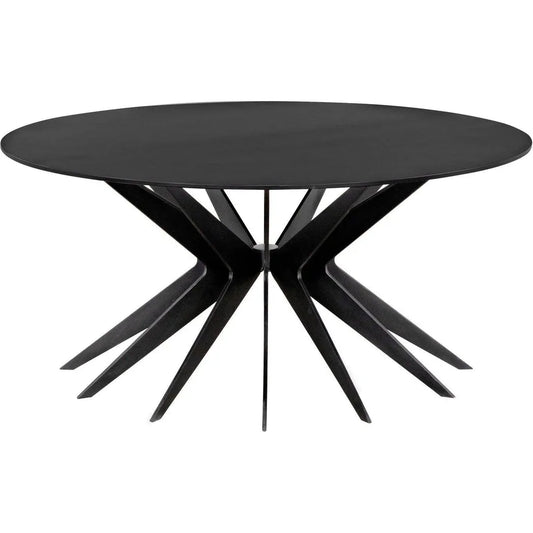 Noir Spider Coffee Table, Black Metal