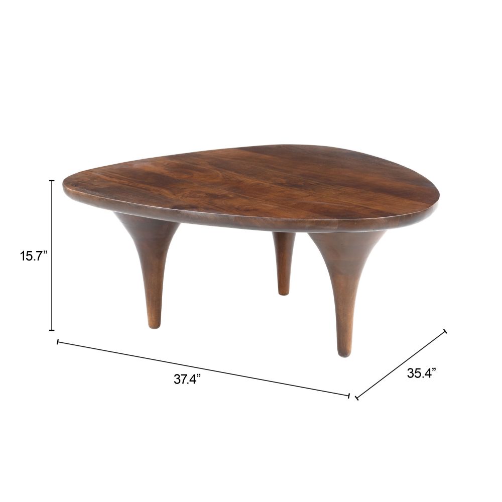 Zuo Modern Spiker Solid Wooden Coffee Table