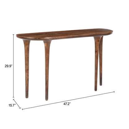 Zuo Modern Spiker Solid Wooden Console Table