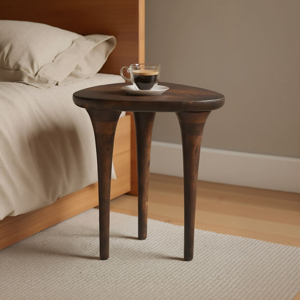 Zuo Modern Spiker Solid Wooden Side Table