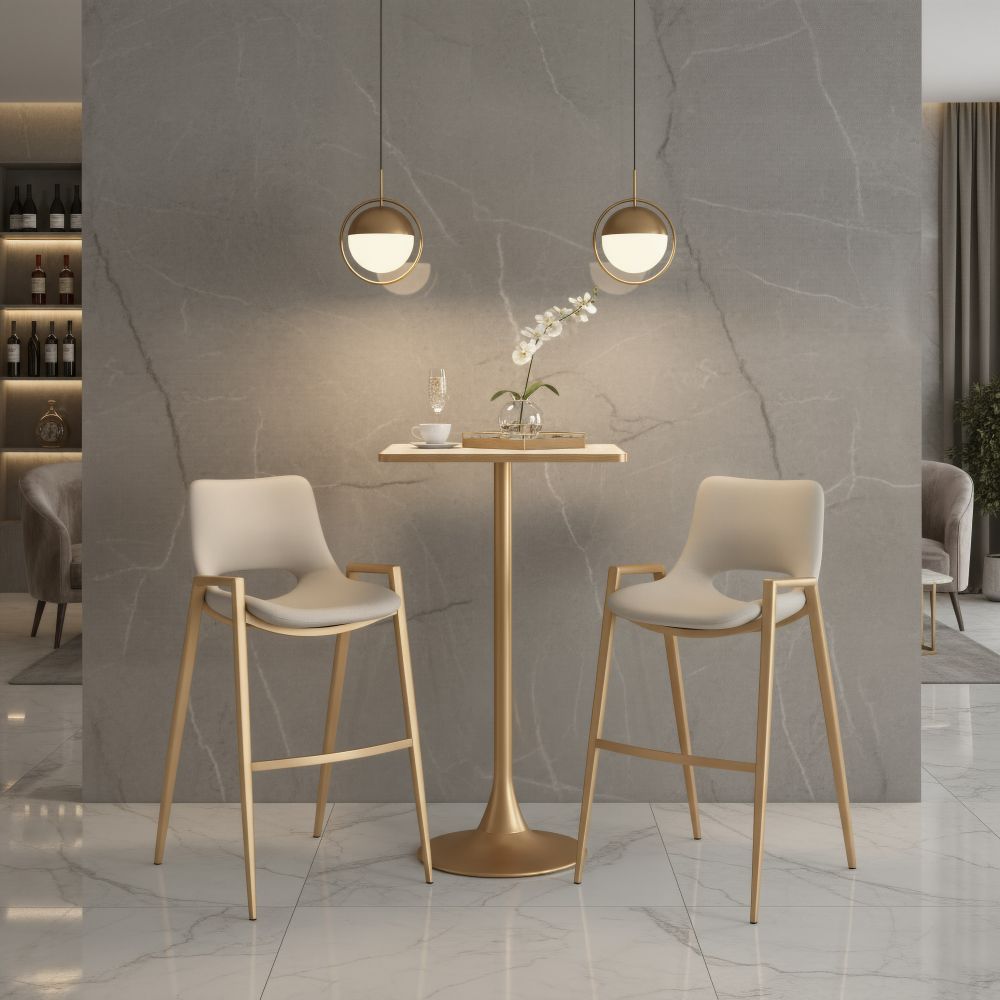 Zuo Modern Spot Wood Top Square Bar Table