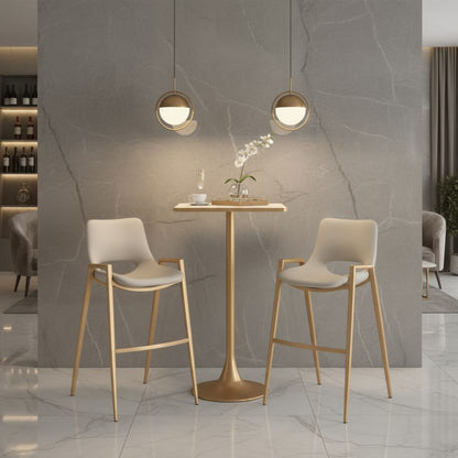 Zuo Modern Spot Wood Top Square Bar Table