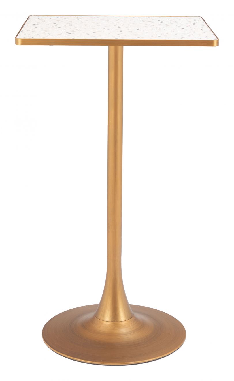 Zuo Modern Spot Wood Top Square Bar Table